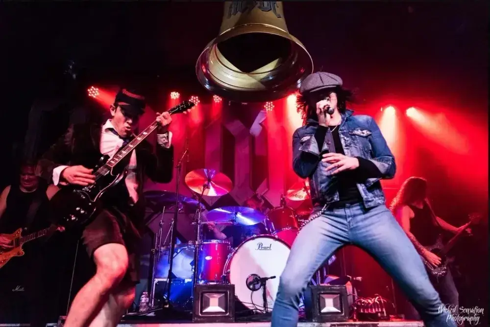 AC/DC tribute (United States) on stage