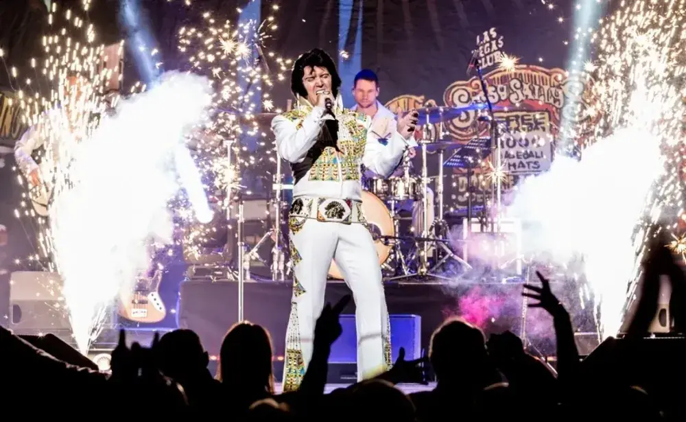 ELVIS PRESLEY tribute (United Kingdom) on stage